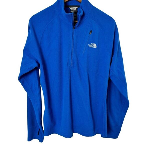 The North Face Other - The North Face 1/4 Zip Lightweight Blue Fleece Pull Over Jacket Men’s Size Large